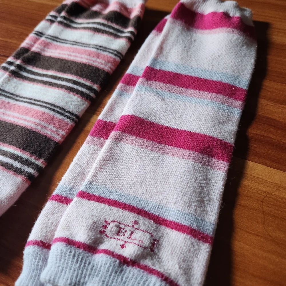 BabyLegs Pink Striped Leggings Duo